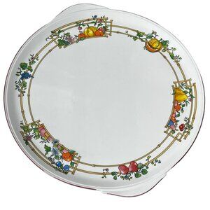 MON JARDIN Villeroy & Boch CAKE PLATE 13" Diameter NEW NEVER USED Luxembourg